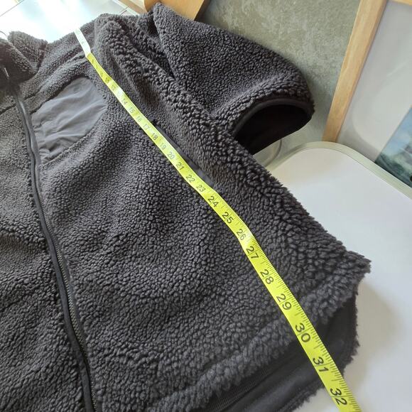 Timberland NWT Fleece Sherpa high neck full zip jacket Medium black - Picture 12 of 17